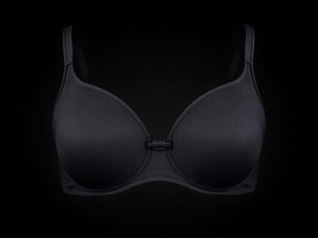 Front closure bra showing center front clasp and smooth back design